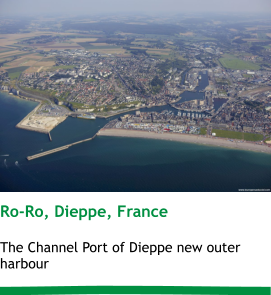 Ro-Ro, Dieppe, France  The Channel Port of Dieppe new outer harbour